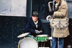 Oktober 1992 - Musiker in der Rigaer Altstadt