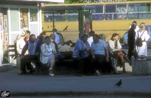 Mai 1996 - Straßenbahnstation