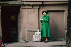 Oktober 1996 - Frau an der Valdemara iela