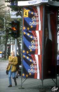 September 1998 - Wahlkampf mit Europasymbolen