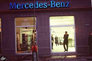 Januar 2000 - Mercedes-Laden in der Kalku iela