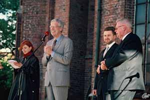 Mai 2001 - Scherf und Bojars eröffnet Bremen-Tage in Riga